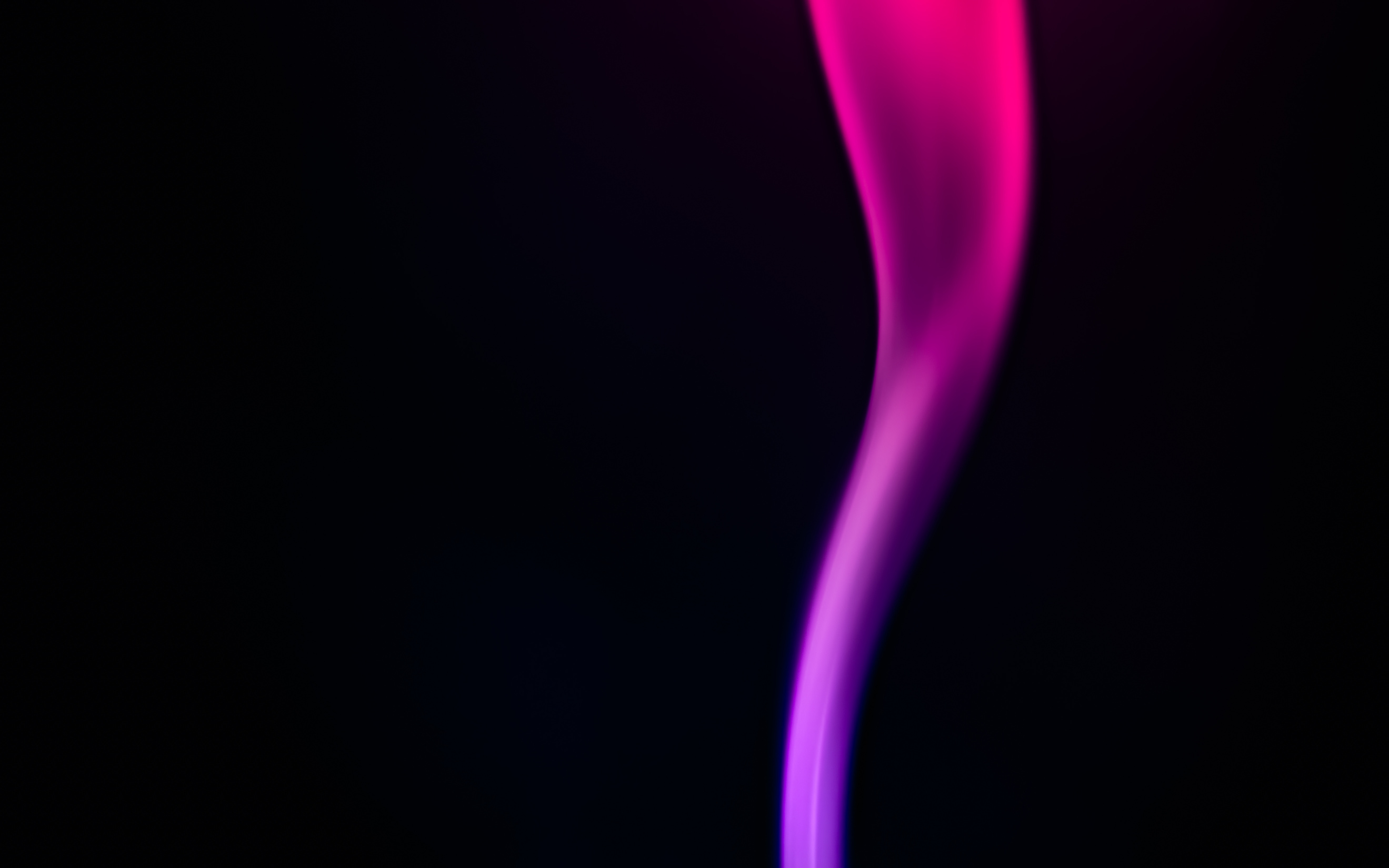 Purple Smoke in Black Background